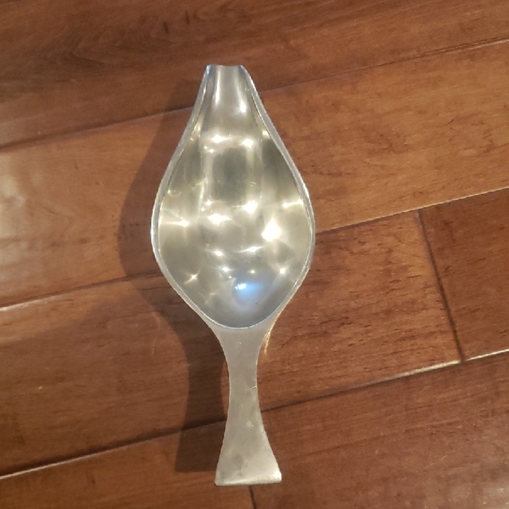 Elegant Silver Serving Spoon